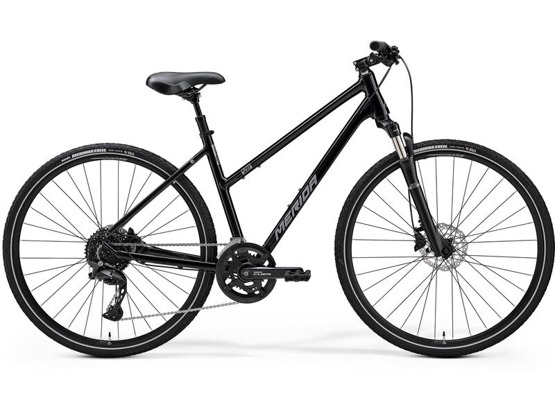 Merida Crossway 300 Women's - Black - MY24 click to zoom image