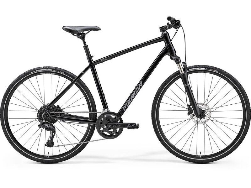 Merida Crossway 300 - Black - MY24 click to zoom image