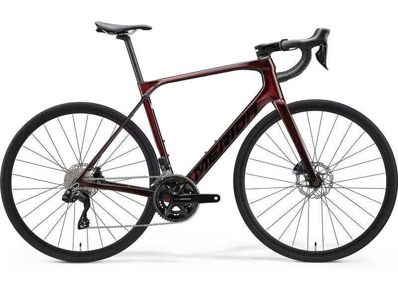 Merida Scultura Endurance 6000 Di2 - Dark Red/Black click to zoom image