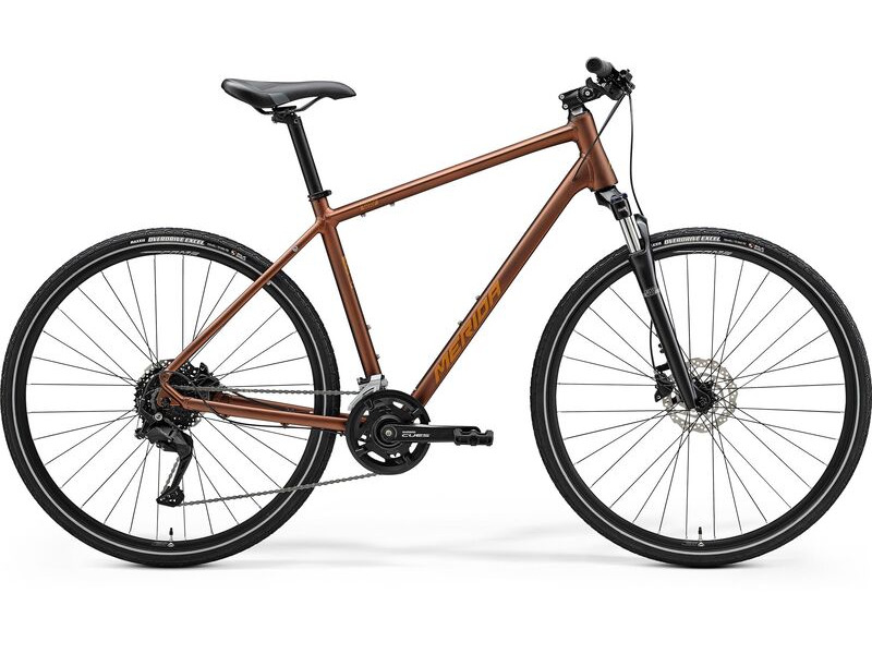 Merida Crossway 100 - Matt Bronze/Silver-Brown - MY25 click to zoom image