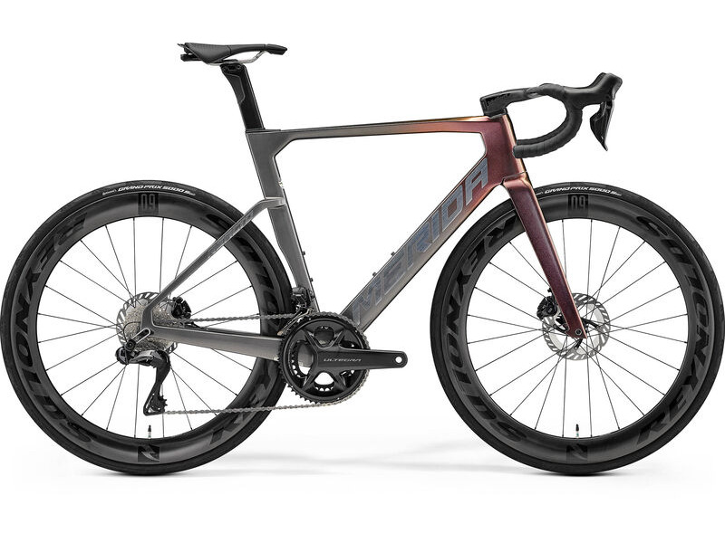 Merida Reacto 8000 - Rainbow/Gunmetal Grey (Silver) - MY26 click to zoom image