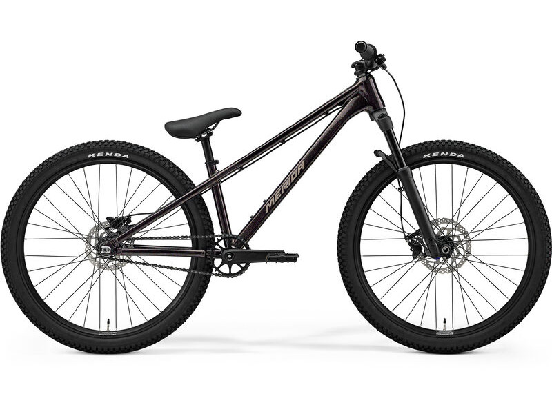 Merida Dirt 500 - Glossy Red With Red Flakes In Clear Coat - MY26 click to zoom image