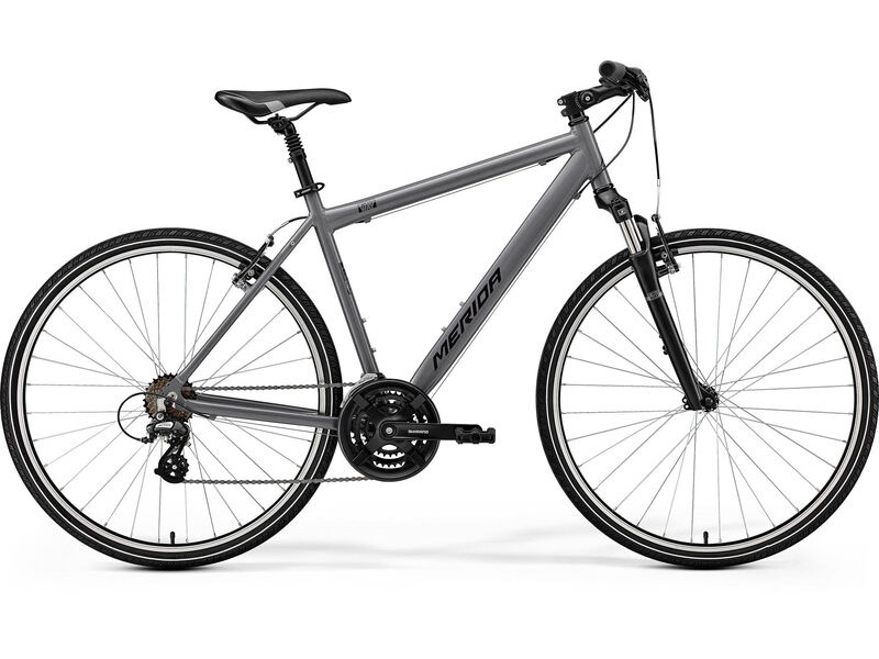 Merida Crossway 10-V - Silk Warm Slate Grey (Black) - MY26 click to zoom image