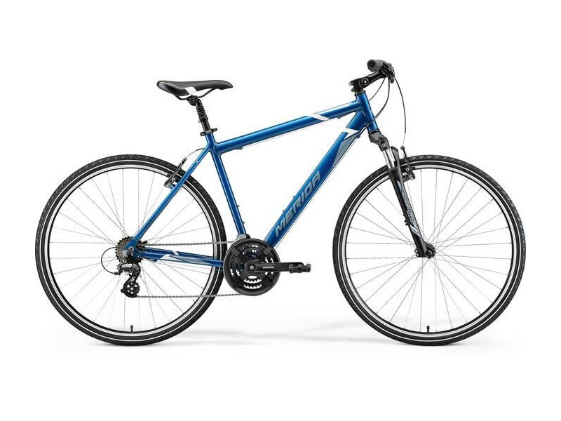 Merida Crossway 10-V - Blue (Steel Blue / White) - MY26 click to zoom image