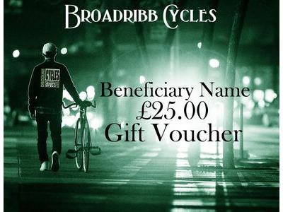 Broadribb Cycles £25 Gift Voucher