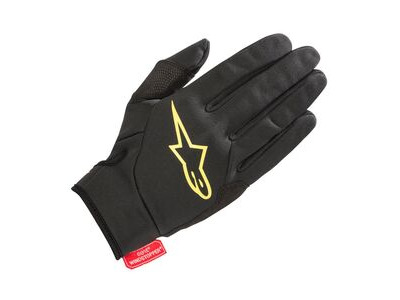 Alpinestars Cascade Gore Windstopper Glove 2018: Black Acid Yellow