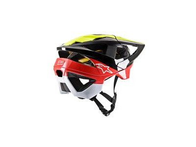 Alpinestars Vector Tech Mips Helmet Pilot Black Yellow Fluo Red Gloss 2019