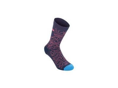 Alpinestars Drop Socks 15 Dark Navy/Coral