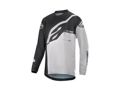 Alpinestars Youth Racer Factory Long Sleeve Jersey Black/White