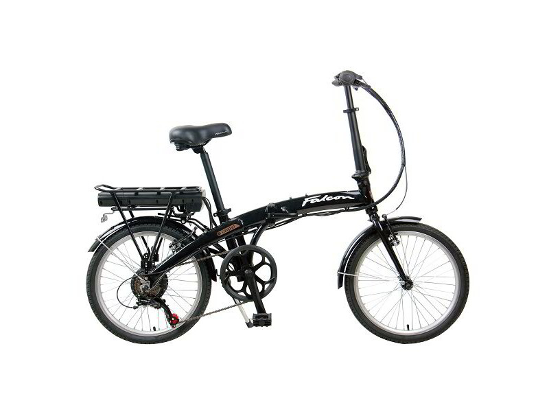 Falcon Compact  Electric Folding Bike - Black click to zoom image