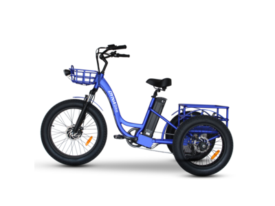 Greyville WORCESTER CARGO ELECTRIC TRIKE : BLUE