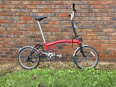 Brompton Second Hand M type 16" wheel folding bike