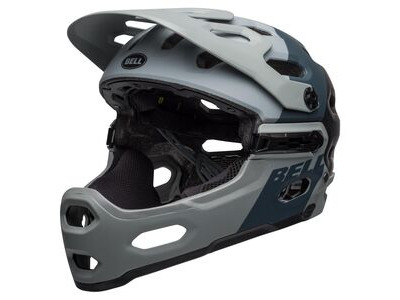 Bell Super 3r Mips MTB Helmet 2019: Downdraft Matte Grey/Gunmetal