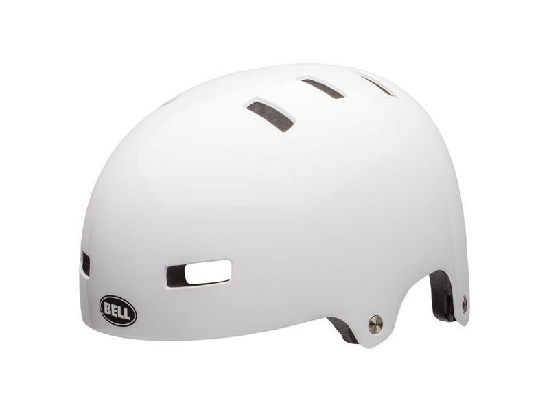 Bell Local BMX/Skate Helmet 2018: White click to zoom image