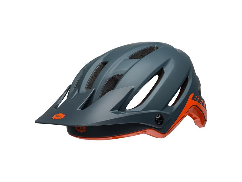 Bell 4forty Mips MTB Helmet 2019: Cliffhanger Matte/Gloss Slate/Orange click to zoom image