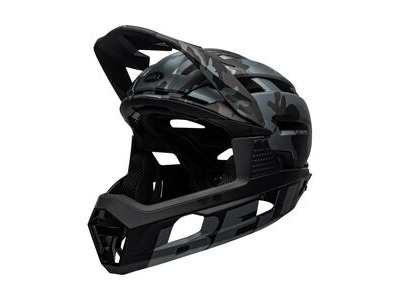 Bell Super Air R Mips MTB Full Face Helmet Matte/Gloss Black Camo