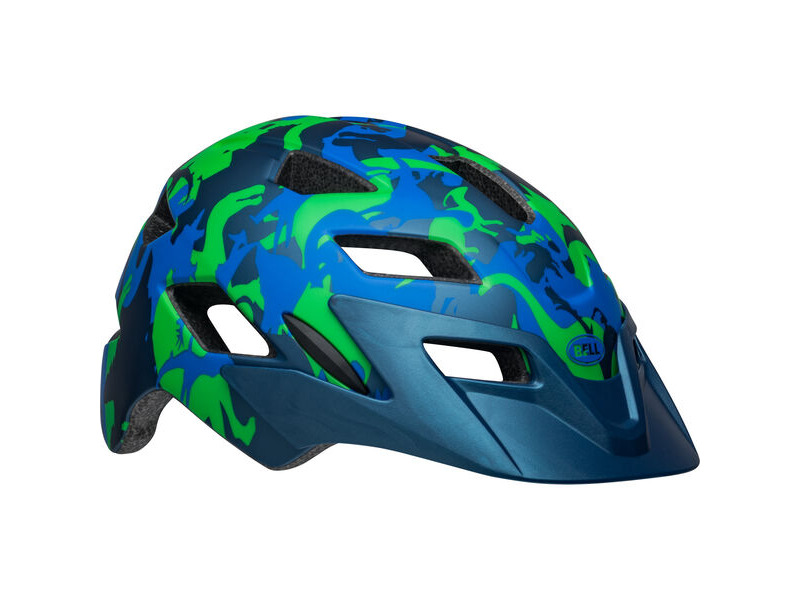 Bell Sidetrack Youth Helmet Matte Blue Unisize 50-57cm click to zoom image