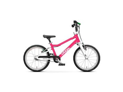 WOOM Go 3 16" Automatic 16" Wheel Suits Tall 2 year old, Average 3 year ol Hot Pink click to zoom image