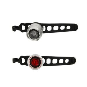 Cateye Orb Set Front/Rear  SILVER  click to zoom image