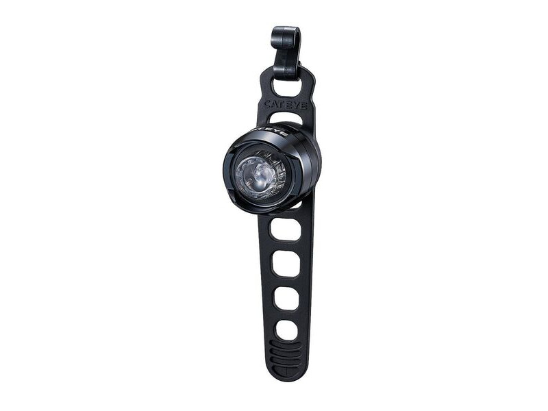 Cateye Orb Rechargeable Front Light: Polished Black click to zoom image