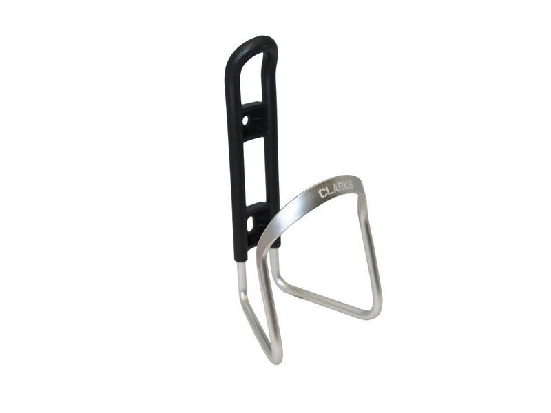 Clarks Alloy Bottle Cage W/Bolts Silver click to zoom image