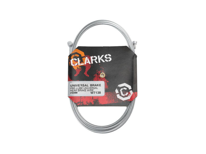 Clarks MTB Pre-lube Inner Brake Wire Pear Nipple L2100mm Fits All Major Systems click to zoom image