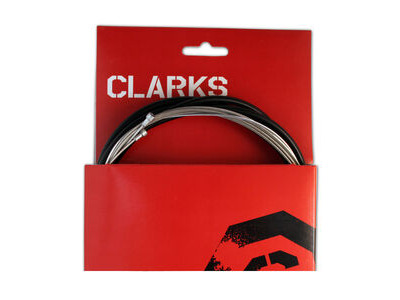 Clarks Universal S/S Front &amp; Rear Gear Cable Kit W/SP4 Black Outer Casing