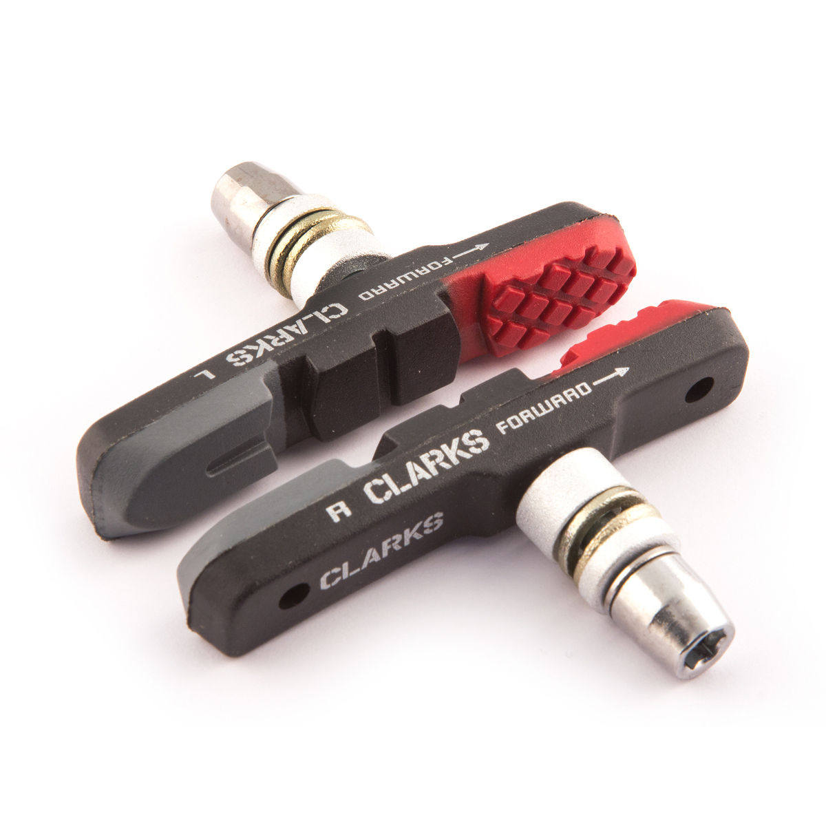 Clarks Elite MTB/Hybrid Brake Pads Integral Block W/Triple Compound