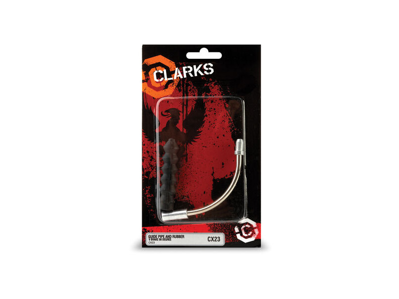 Clarks Noodle Guide Pipe 135deg. Bend W/ Rubber Boot For V-brake click to zoom image