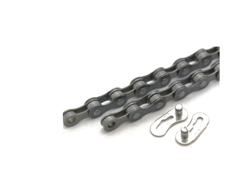 Clarks MTB/Road 5-7 Speed Chain 1/2x3/32 X116 Quick Release Links Fits Various & Hybrid Derailleur Systems click to zoom image