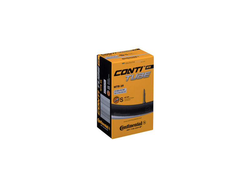 Continental MTB Tube - Presta 42mm Valve: Black 27.5x2.6-2.8" click to zoom image