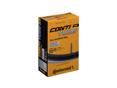 Continental Tour Tube - Presta 42mm Valve: Black 26x1.3-1.75"