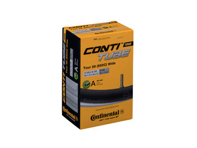 Continental Tour Tube - Schrader 40mm Valve: Black 700x32-47c