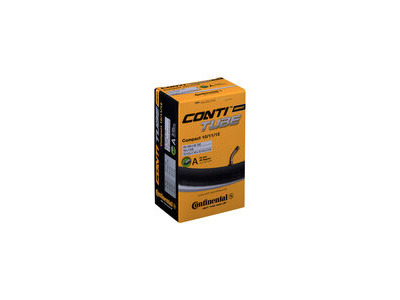 Continental Compact Tube - Schrader 34mm Valve 45 Degree: Black 10/11/12"