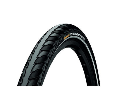 Continental Top Contact II Reflex - Foldable Black/Black Reflex 700x35c