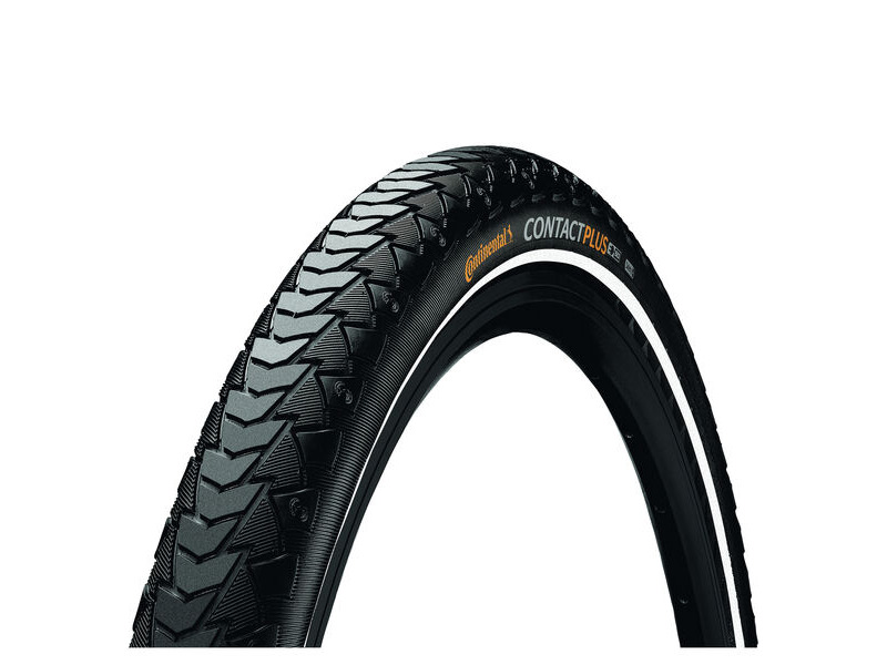 Continental Contact Plus Reflex - Wire Bead Black/Black Reflex 600x50c click to zoom image