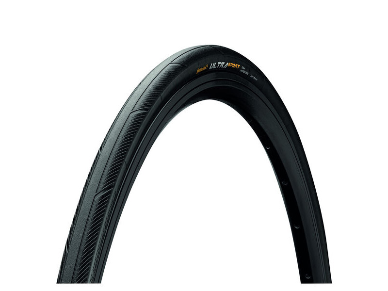 Continental Ultra Sport III - Wire Bead Puregrip Compound Black/Black 700x25c click to zoom image