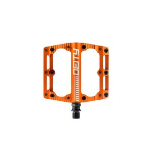 Deity Black Kat Pedals 100x100mm  ORANGE  click to zoom image