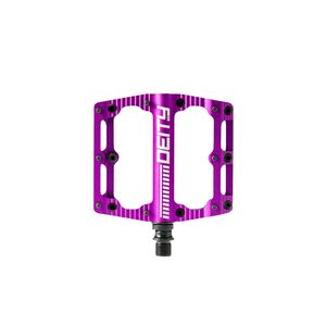 Deity Black Kat Pedals 100x100mm  PURPLE  click to zoom image