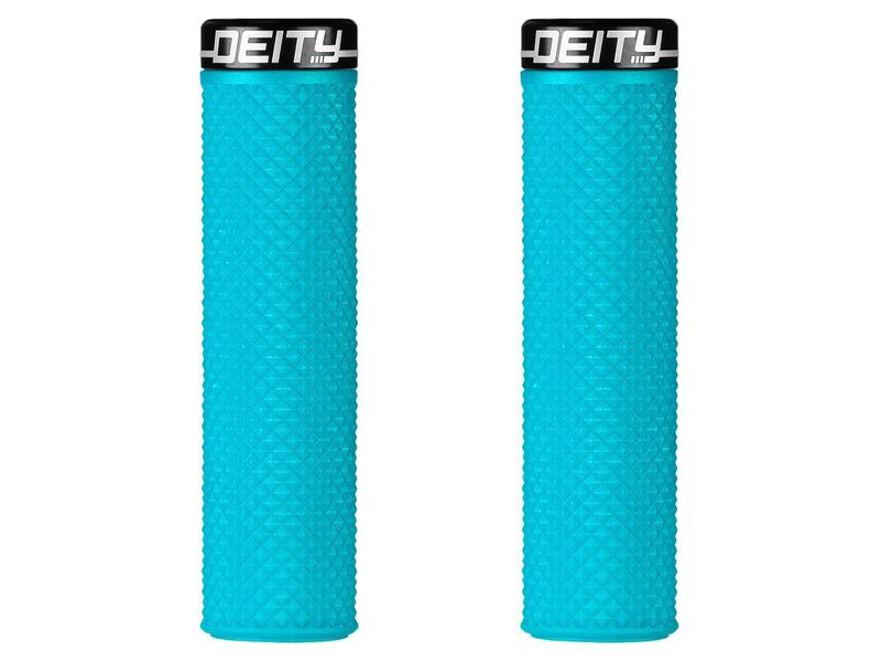 Deity Supracush Grips Turquoise click to zoom image