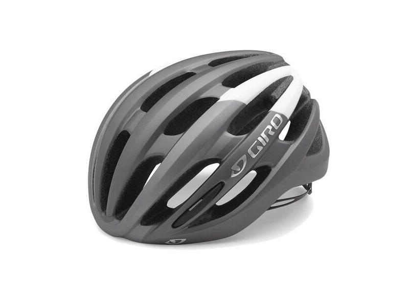 Giro Foray Road Helmet Matt Titanium/White click to zoom image
