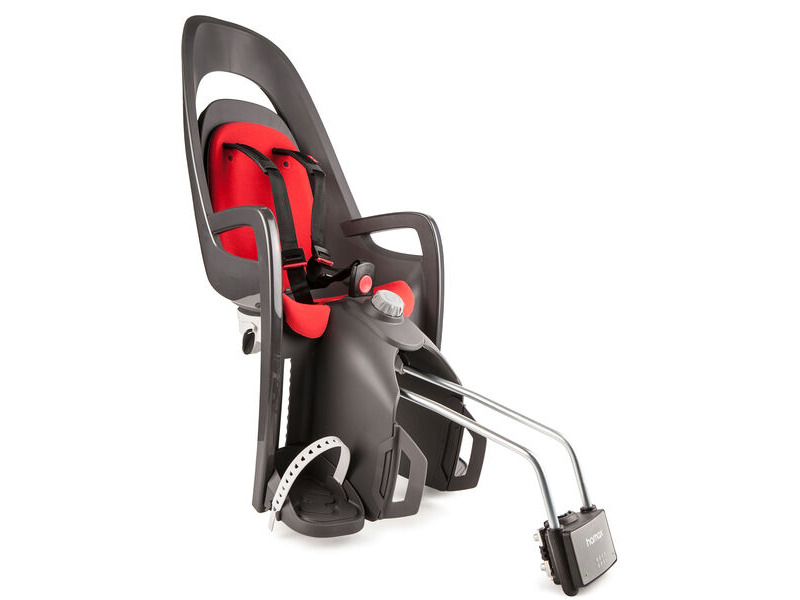 Hamax Caress Child Bike Seat Grey/Red click to zoom image