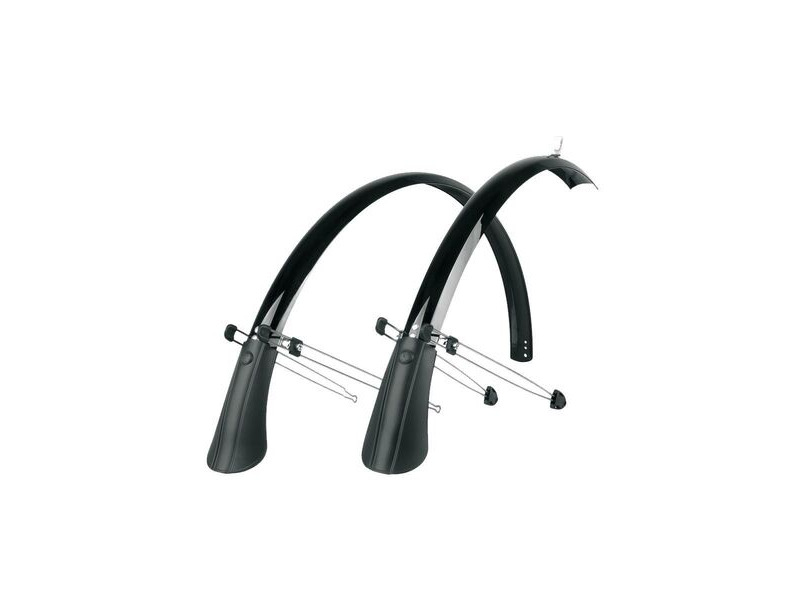 SKS Commuter Mudguard Set With Spoiler Black 28" click to zoom image