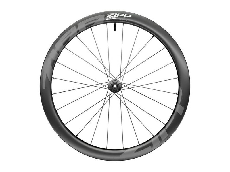 Zipp 303 S Carbon Tubeless Disc Brake Center Locking 700c Front 24spokes 12x100mm Standard Graphic A1 Black 700c click to zoom image