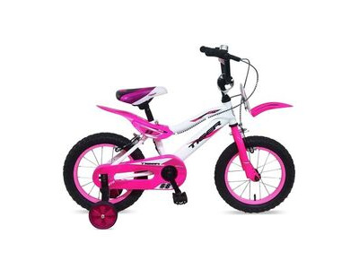 Tiger 88 Moto 12" Kids Bike Pink/White