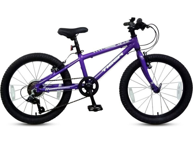 Tiger Beat 20" Youth Junior Bike Purple click to zoom image