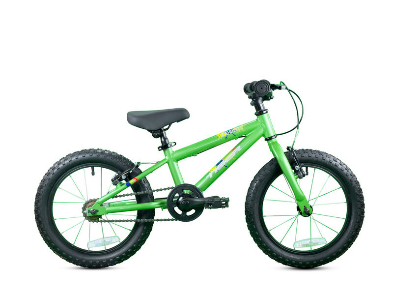 Tiger Zoom 16" Kids Bike Green click to zoom image