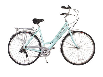 The Light Blue Chesterton Town &amp; Towpath 7 Speed Ladies Traditional Bike