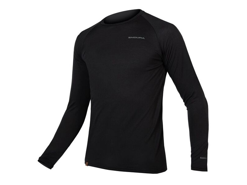 Endura BaaBaa Blend L/S Baselayer Black click to zoom image